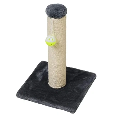 Imagen de Poste Rascador para Gatos, Color Negro Midida: 35x25x25cm, Arbol Gatos Juguete Parla, Arañador Afilador uñas