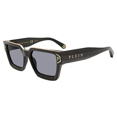 Imagen de Philipp Plein SPP005M Gafas, Shiny Black, 57 para Hombre