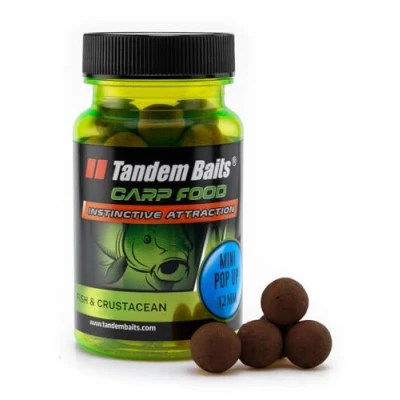 Imagen de Tandem Baits Carp Food Perfection Mini Pop Up Pescado y Marisco pesca sin esfuerzo Cebo para de peces grandes Accesorios profesionales aficionados 12 mm 3 g