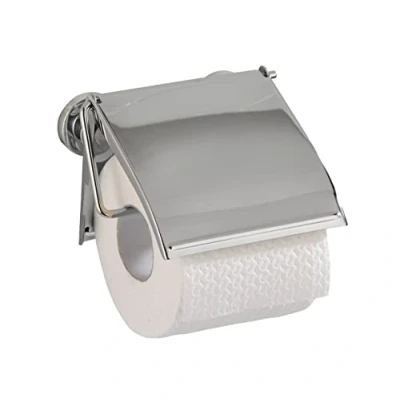 Imagen de WENKO Power Loc® portarrollos con tapa Sion fijar sin taladrar Cromo