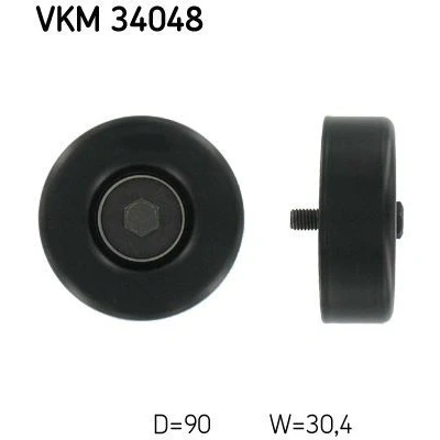 Imagen de SKF VKM 34048 Rodillo Guia con material de fijación