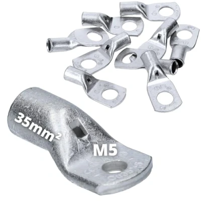 Imagen de Cembre A7 M5 Terminales de cable tubular (10 unidades, 35 mm², M5, sin aislamiento, cobre estañado)