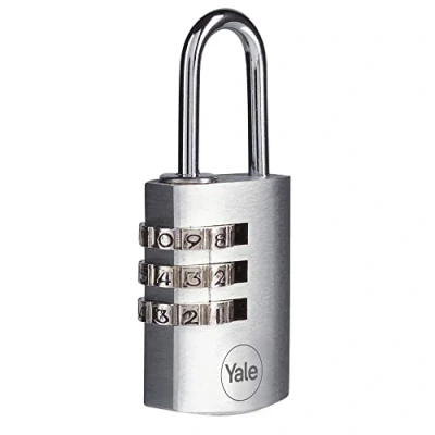Imagen de YALE Candado Combinación 20 mm Cromo