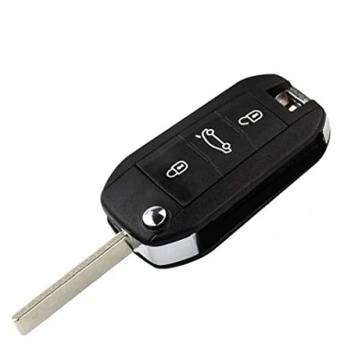 Imagen de Carcasa Llave para Peugeot 208 308 508 2008 3008 5008 Citroen C4 Cactus C5 C Elysee 3 Botones Mando a Distancia