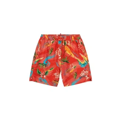 Imagen de Superdry Pantalones cortos de playa para hombre con estampado hawaiano, multicolor, XL