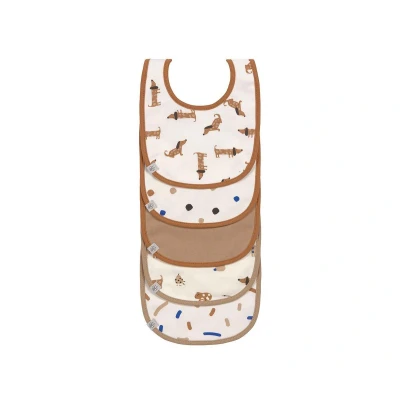 Imagen de Pack de 5 baberos Impermeables Little Mateys Royal Blue