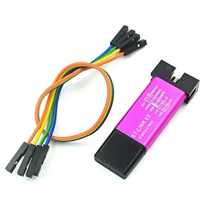 Imagen de Bstepompre St Link V2 Mini STM8 STM32 Simulador de programación con cable cobertura (color aleatorio)