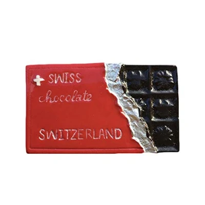 Imagen de 3D Suiza Chocolate Refrigerador Imán Recuerdos Turísticos Hecho A Mano de Resina Artesanía Pegatinas Magnéticas Inicio Cocina Decoración Regalo Viaje