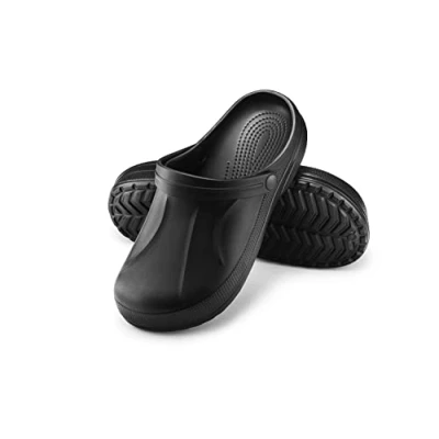 Imagen de ESTRO Zapatillas Casa Hombre Zuecos Verano Ligero Sanitarios F06 (41, Negro)
