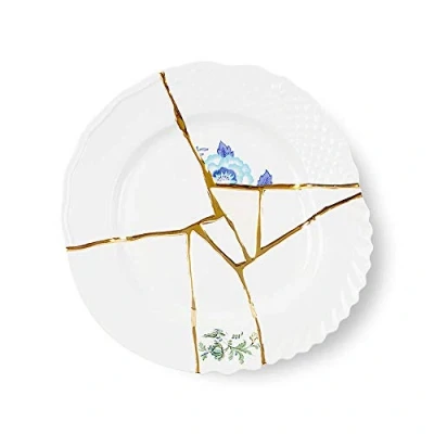 Imagen de Seletti Kintsugi Piatto Piano in porcellana e Oro 24k Mod. 3