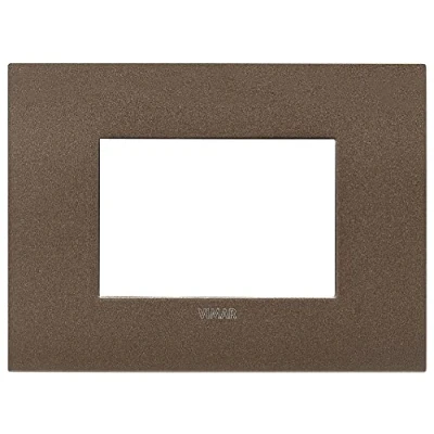 Imagen de Vimar 19953.24 Arké fit Placa 3 módulos, metal, bronce mate