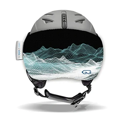 Imagen de Soggle Vizor Visera protectora para casco de esquí, color digital Mountain