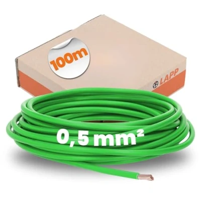 Imagen de Lapp 4510121 Cable de cableado (1 x 0,50 mm², 100 m), color verde