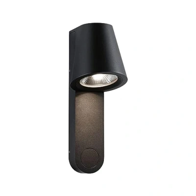 Imagen de Paulmann Aplique de exterior LED Caissa, aluminio, sensor
