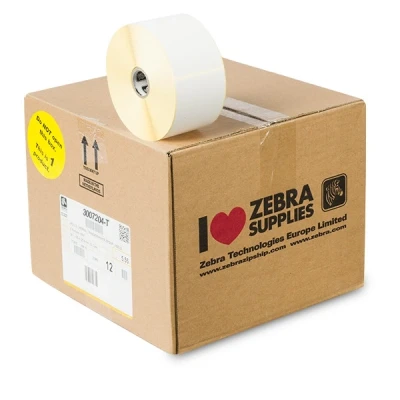 Imagen de TLP 2844 Zebra Z Select 2000T 3007204 T etiqueta blanca 57x102mm