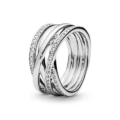 Imagen de Pandora Icons Pulsera de plata con cierre en forma corazón, 16