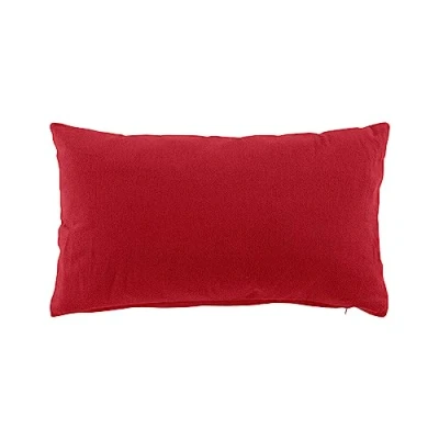 Imagen de Douceur d&#039;Intérieur Twily Cojín, con Funda extraíble, 30 x 50 cm, Rojo, algodón y poliéster Reciclado