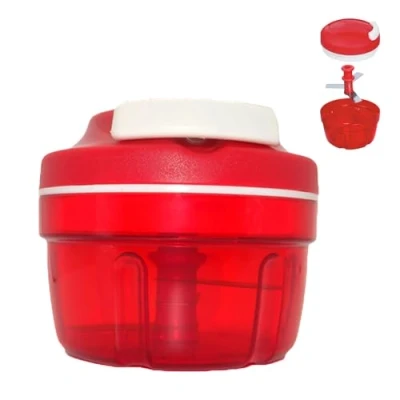Imagen de SPORWAY cortador de cebolla manual, verduras, cebolla, picadora con cuerda, manual instrucciones para frutas, cebollas, nueces, ajo