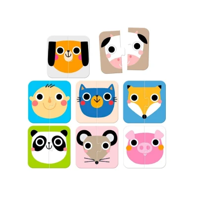 Imagen de Banana Panda Puzzle Half Faces On the Go 15m+