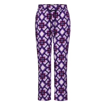 Imagen de Street One A377877 Pantalones de Viscosa con Estampado, Women&#039;s, Bellflower Lilac, 36W x 28L