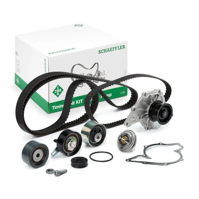 Imagen de INA 530 0416 31 bomba de agua + Kit Distribucion con termostato AUDI: A4 B6 Avant, B6/B7 Cabrio, Berlina