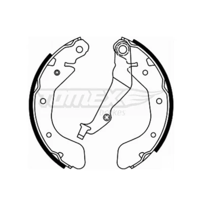 Imagen de TOMEX brakes TX 21 93 Zapatas de Freno Eje trasero 200 36 CHEVROLET: Aveo / Kalos Berlina, Hatchback, Hatchback