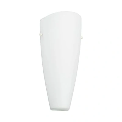 Imagen de Lindby Aplique Hermine de vidrio color blanco
