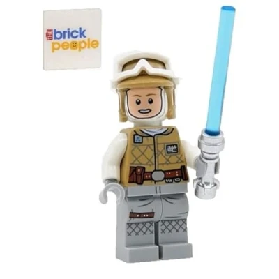 Imagen de LEGO Star Wars: Luke Skywalker Hoth Minifigura (cabeza de pasamontañas) con sable luz y pistola