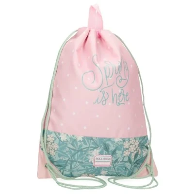 Imagen de ROLL ROAD Spring is here mochila Saco Rosa 32x42 cms Poliéster
