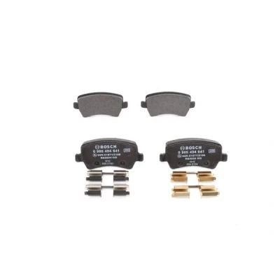 Imagen de BOSCH 0 986 494 641 Juego de pastillas freno Low Metallic con instrucciones montaje, Chapa antichirridos, tornillos VOLVO: XC60 I, S60 II