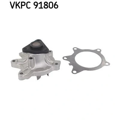 Imagen de SKF VKPC 91806 Bomba de agua con juntas Metal para accionamiento correa poli V TOYOTA: Auris Hatchback, Yaris II I Hatchback
