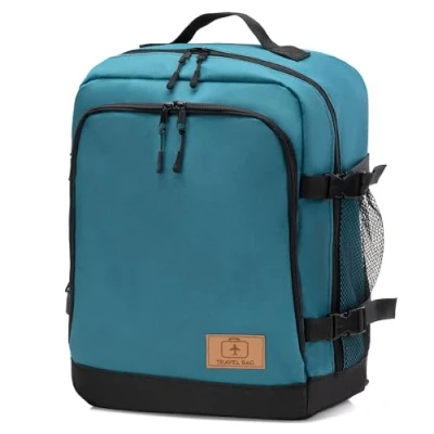 Imagen de Multifunción Mochila de Equipaje Mano Tamaño 40x30x20cm Maleta Viaje Cabina Aprobada para Transporte Aéreo Todos los Vuelos Azul [102]