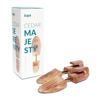 Imagen de Kaps 100% Artesanal Hormas Madera Cedro para Zapatos, Elevada Absorción de Humedad, EE.UU., Hombre y Mujer, Varios Tamaños (43 44 EU)