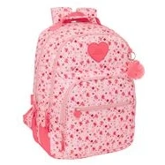 Imagen de Safta VMB IN BLOOM Mochila Escolar Infantil, Ideal para Niños de Diferentes Edades, Cómoda y Versátil, Calidad Resistencia, 32x15x42 cm, Color Rosa
