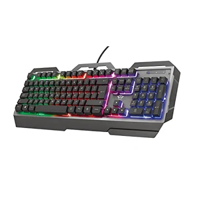 Imagen de Trust Gaming GXT 856 Torac Teclado con Placa Superior Metálica e Iluminación