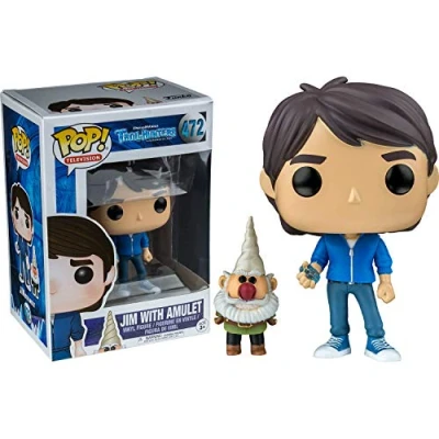 Imagen de Funko Pop 14397 Trollhunters Figura Jim with Amulet Exclusive, 9 cm
