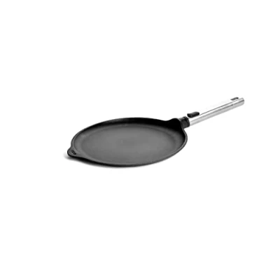 Imagen de Woll Diamond Logic XR Pro Sartén para crepes (inductiva, diámetro de 26 cm, con mango extraíble acero inoxidable, apta todo tipo fuegos, aluminio fundido, revestimiento antiadherente,