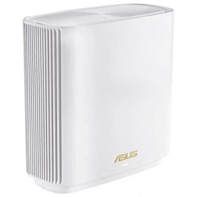 Imagen de ASUS ZenWiFi XT9 1 Pack, Sistema WiFi 6 Mesh Tribanda para Toda la Casa AX7800, Hasta 530 m2, a 7.8 Gbps, 3 SSID, Seguridad de Red y Controles Parentales, Puerto 2.5G, Color Blanco