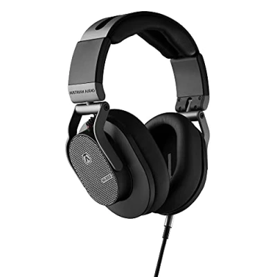 Imagen de Austrian Audio Hi X65 Auriculares circumaurales (Alta Comodidad Gracias a Las Almohadillas Especiales de Espuma viscoelástica, para Mezclar y masterizar, Conector Jack 3,5 mm), Color Negro