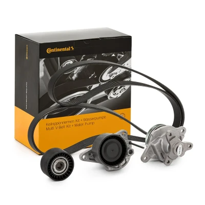 Imagen de CONTITECH 7PK1687WP1 Bomba de agua + kit correa poli V NISSAN: Qashqai / Qashqai+2 I