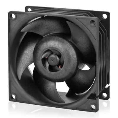 Imagen de ARCTIC S8038 7K Ventilador, 80x80x38 mm, 5007000 RPM, Controlado por PWM, Conector de 4 Pines, 12 V DC Negro