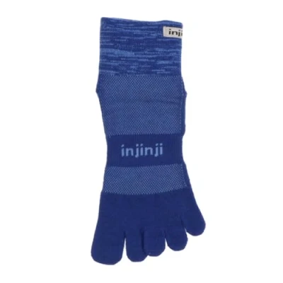 Imagen de injinji Trail Midweight Mini Crew Calcetines cortos para hombre, Moonlit, Large