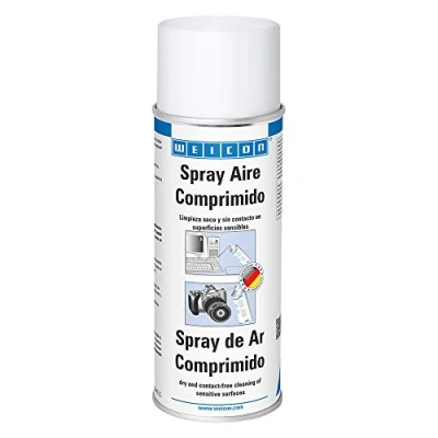 Imagen de WEICON Spray de Aire Comprimido 400 ml Para PC, portátil, ventilador, móvil, smartphone