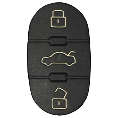 Imagen de Funda de repuesto 3 botones para mando a distancia coche, compatible con Audi A2, A3, A4, A6, A8 y TT