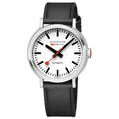 Imagen de Mondaine Reloj Analógico para Hombres de Automático con Correa en Cuero MST.4161B.LBV