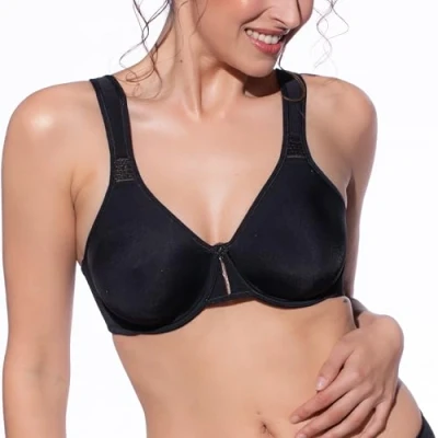 Imagen de Creaciones Selene Lorea Sujetador con aros, Mujer, Talla: 85D, Marino