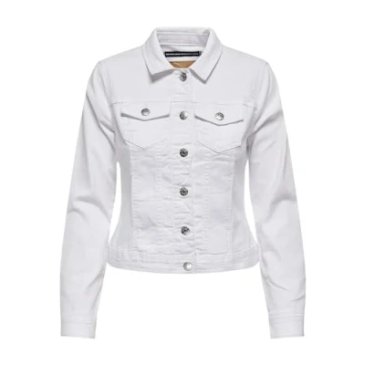 Imagen de ONLY Chaqueta vaquera, Mujer, Talla: Small, White