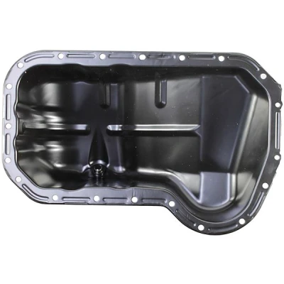 Imagen de METZGER 7990153 Cárter de Aceite con tornillo purga aceite, sin junta Chapa acero AUDI: A6 C5 Berlina, A4 B5 Avant