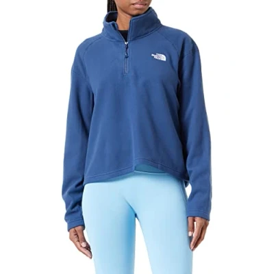 Imagen de THE NORTH FACE Plus Glacier Crop Sudadera, Azul grisáceo, 52 para Mujer