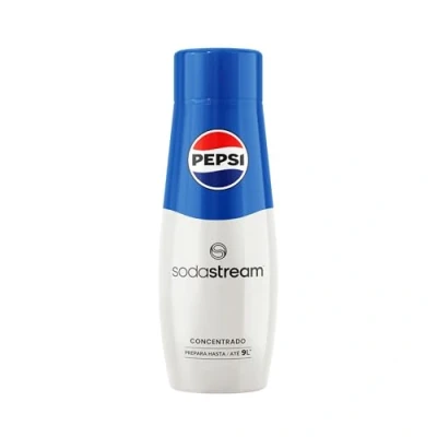 Imagen de SodaStream Concentrado de Refresco Sabor Pepsi, Prepara hasta 9L Bebida, Apto para Todas las Máquinas Gasificadoras Agua 440 ml